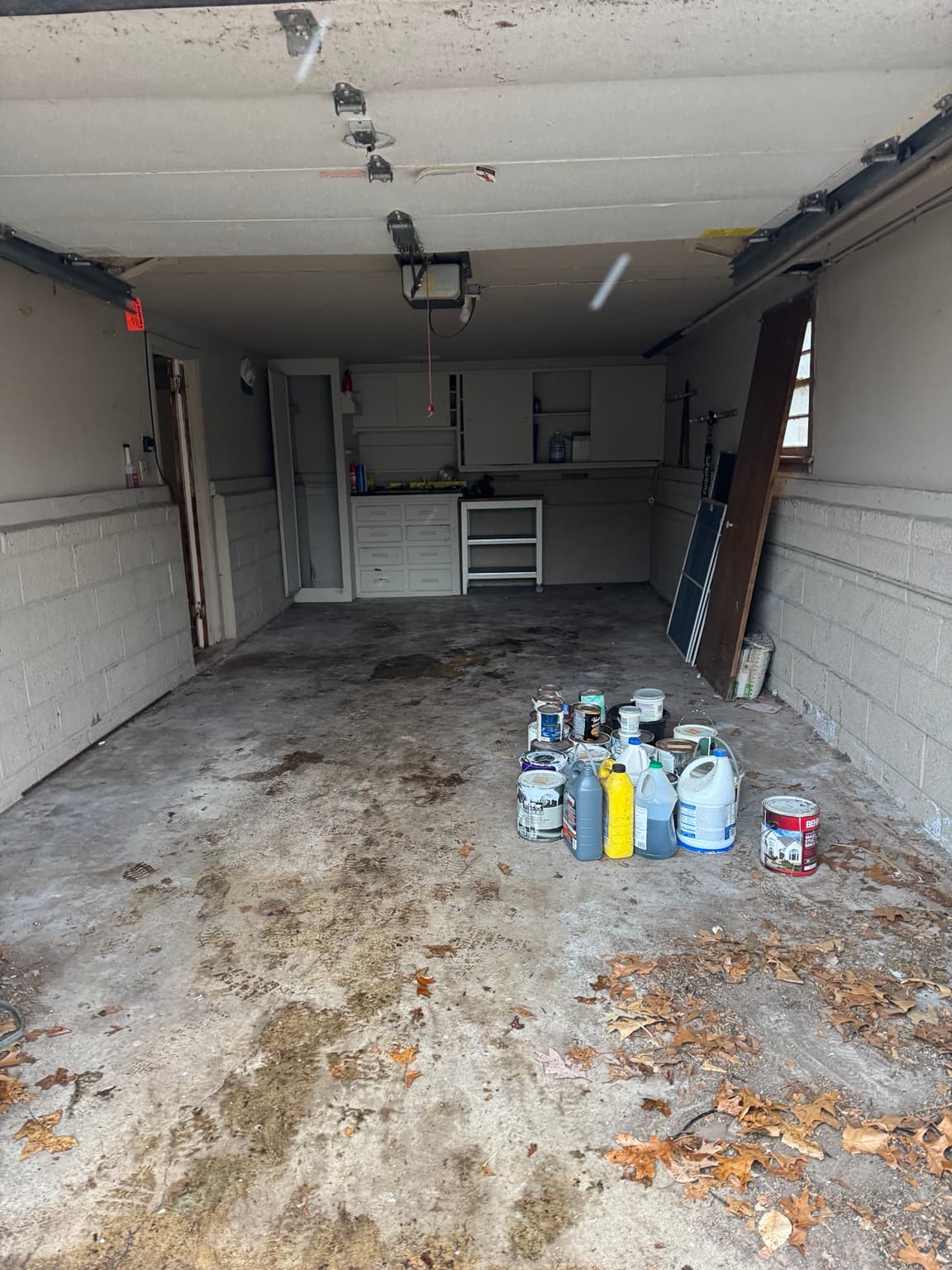Cleared garage after Junkfire cleanout